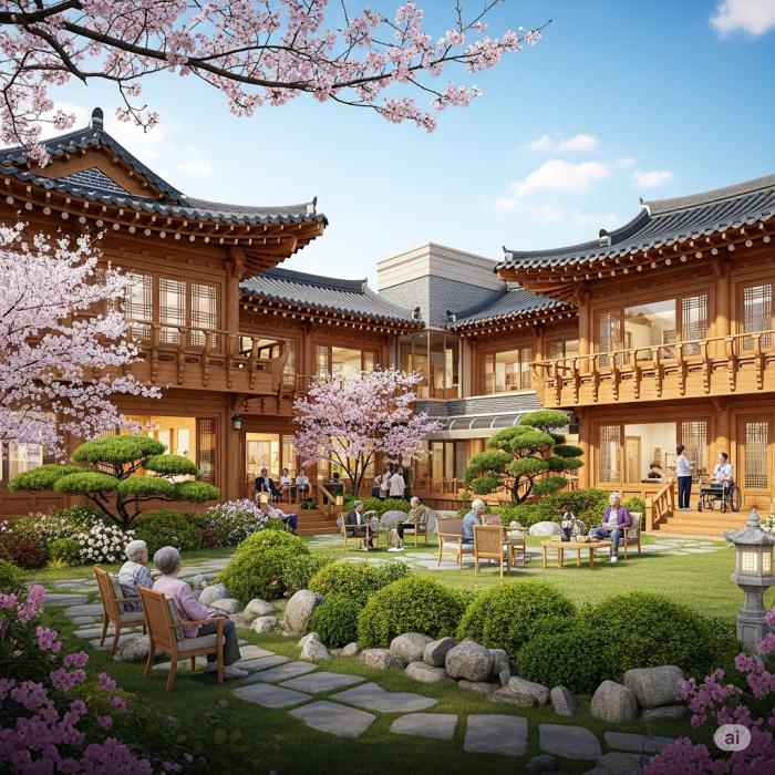 한국형 노인요양시설 이미지이미지Gemini