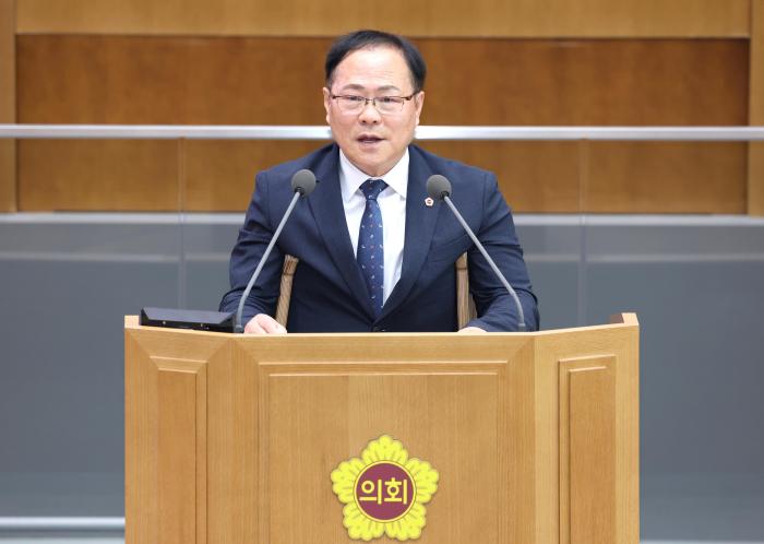  박재용 의원 5분 자유발언 장기요양기관 시설급여 도비 분담률 70로 조정해야