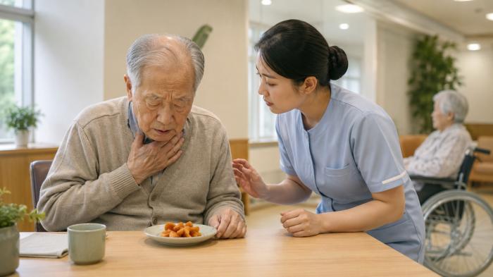 법원은 요양보호사 역시 망인이 씹어 삼키기 어려운 음식은 잘게 잘라 제공하거나 섭취 과정을 옆에서 지켜보며 안전하게 먹는지 확인했어야 한다고 판단했다이미지AI